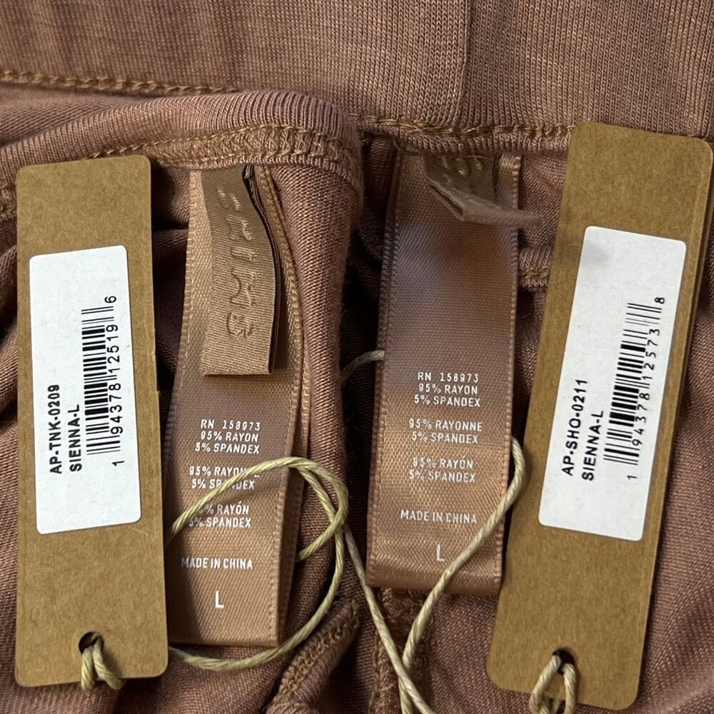NWT🔥SKIMS Sleep Tank + Short Set Sienna Large - Picture 8 of 12